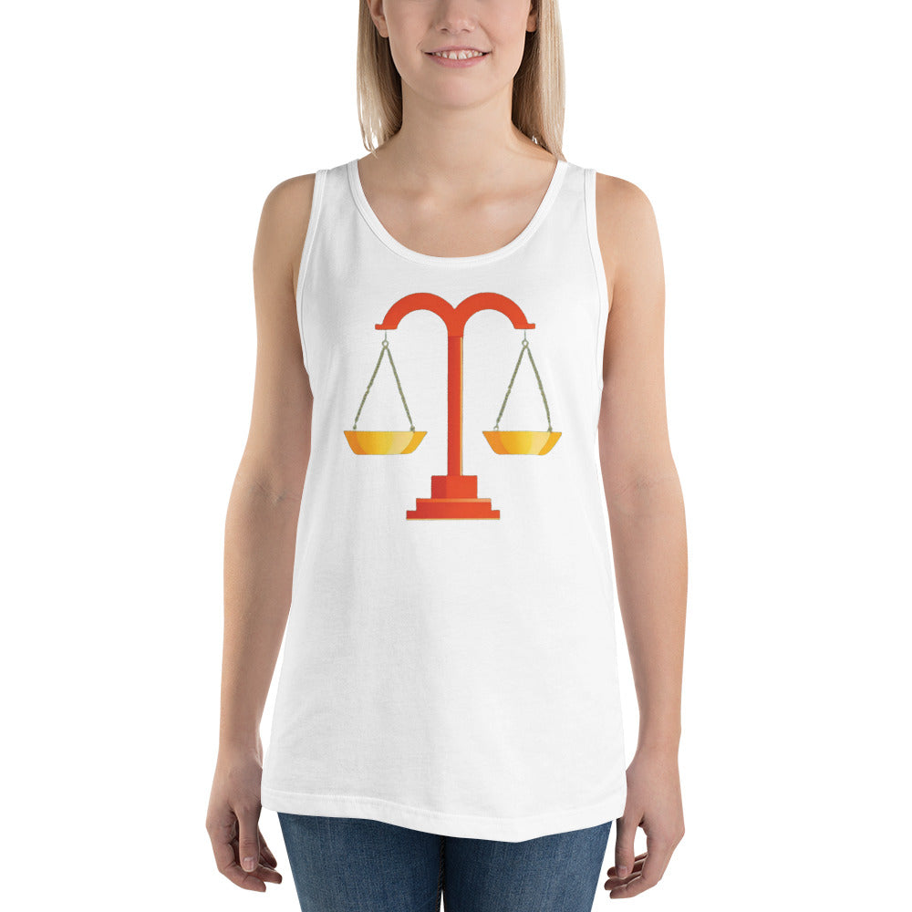 Libra Tank Top - White
