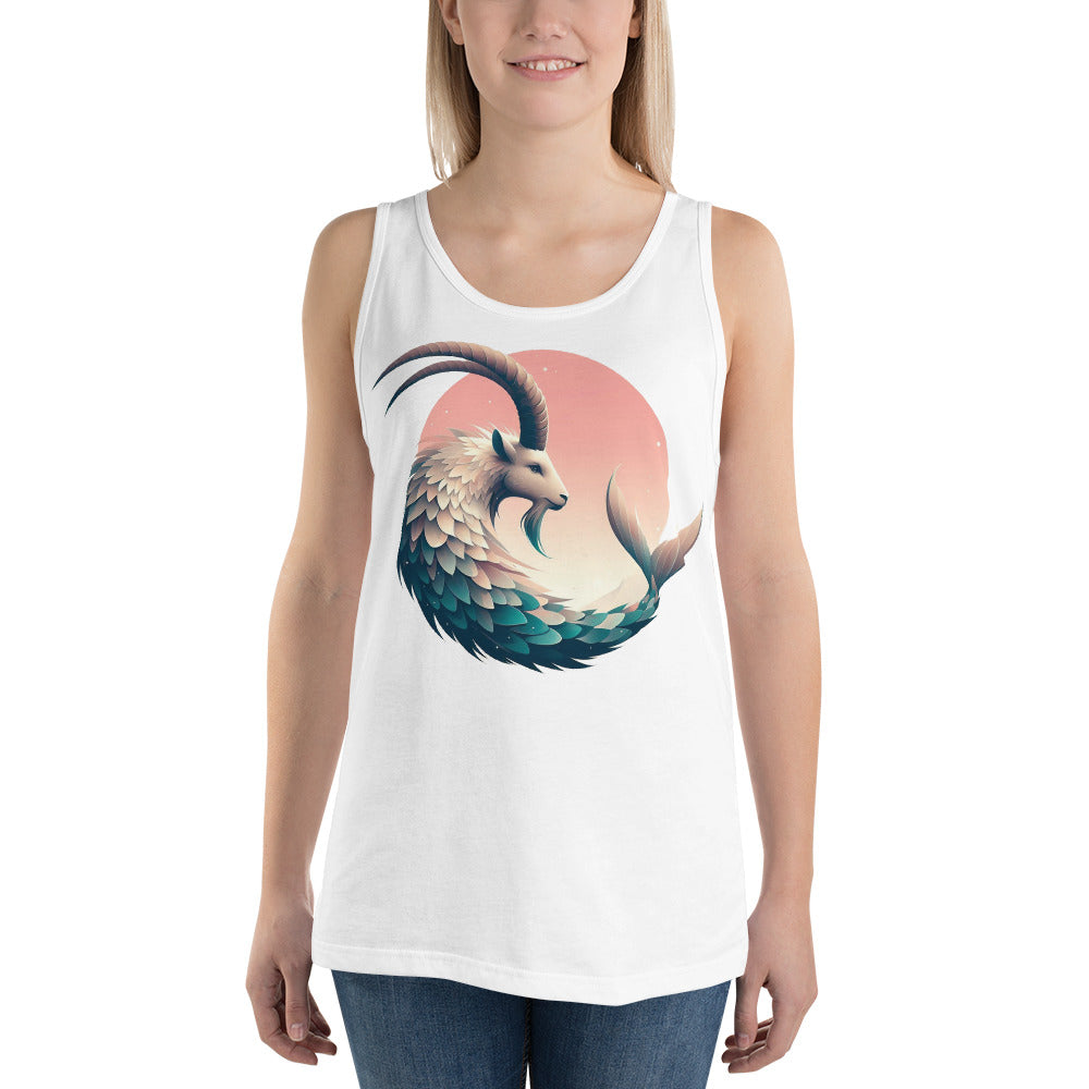 Capricorn Tank Top - White