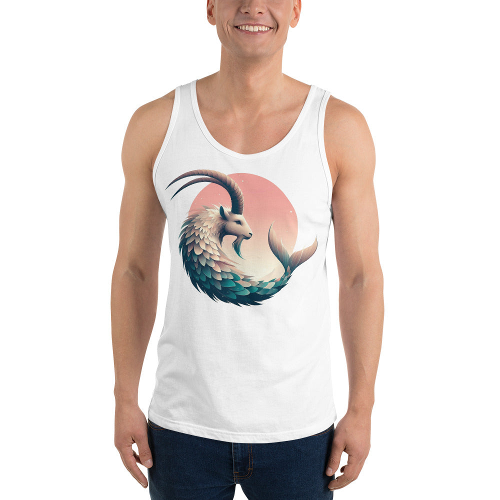 Capricorn Tank Top - White