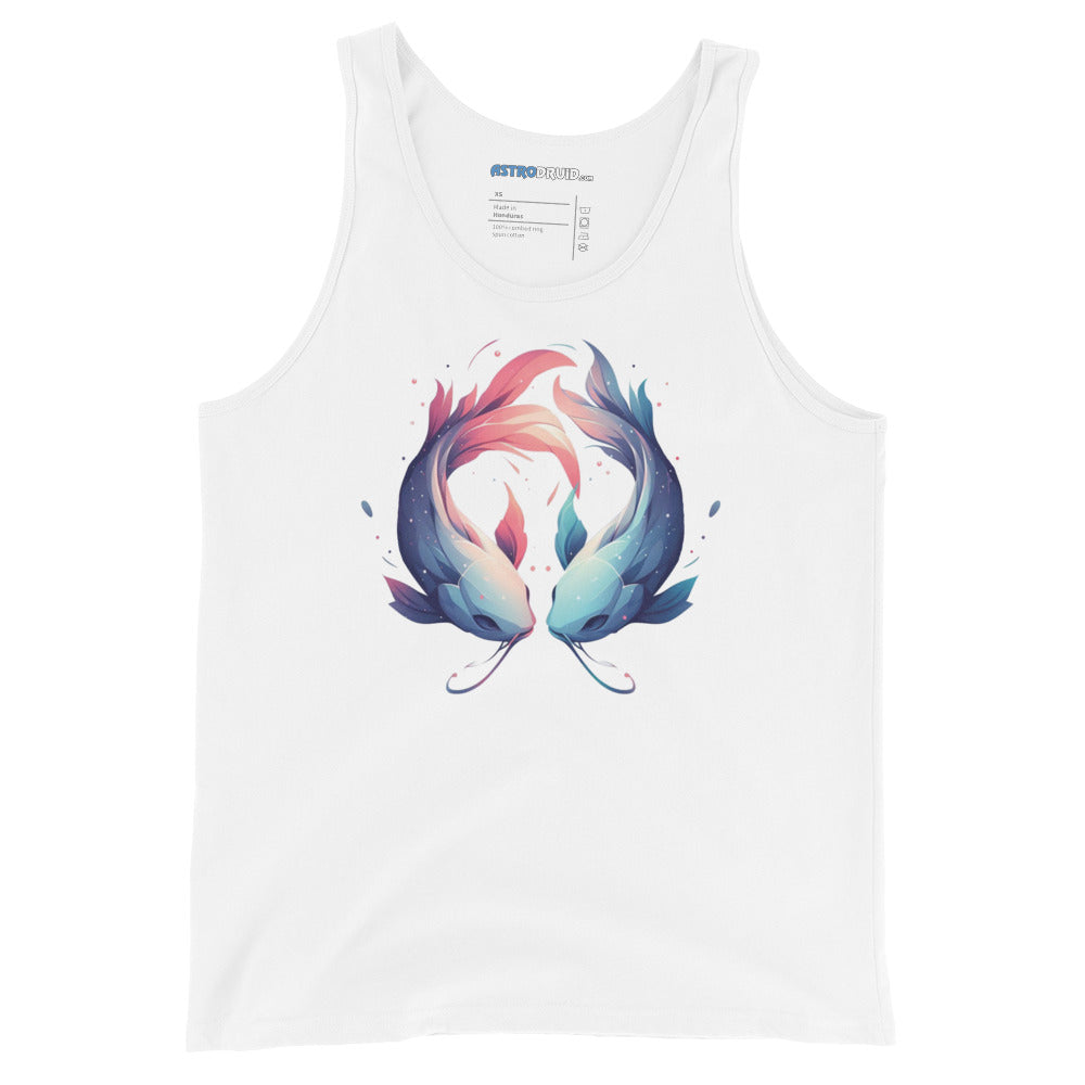 Pisces Tank Top - White