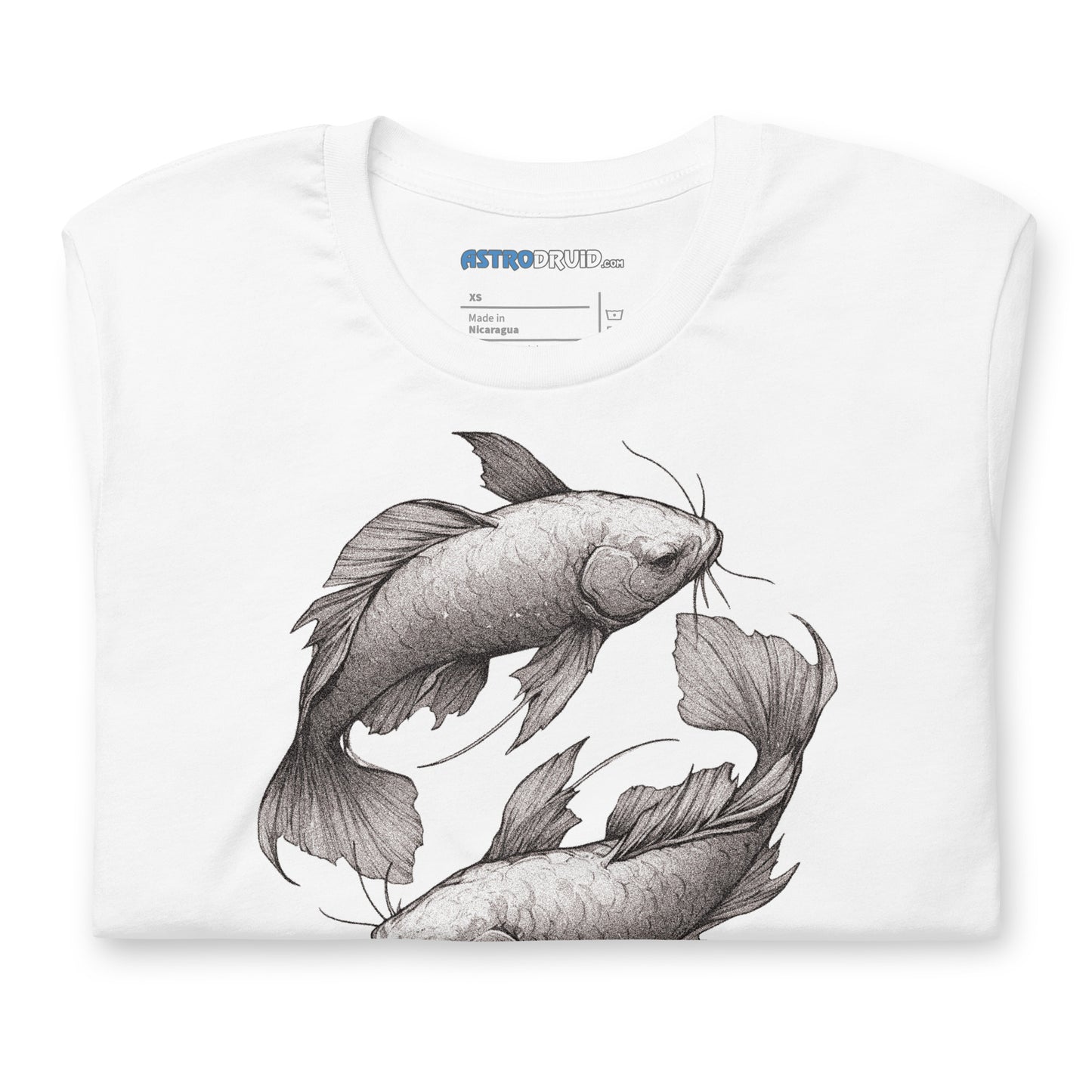 PISCES SHIRT - Fish Sketch