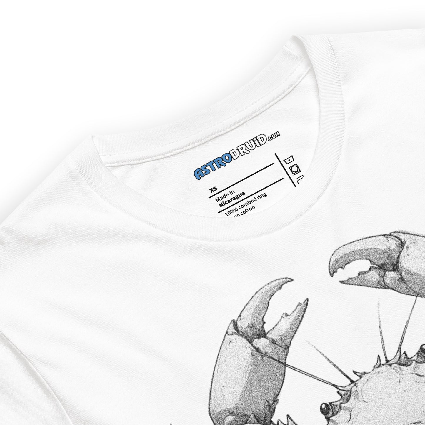 CANCER T-SHIRT - Crab Sketch