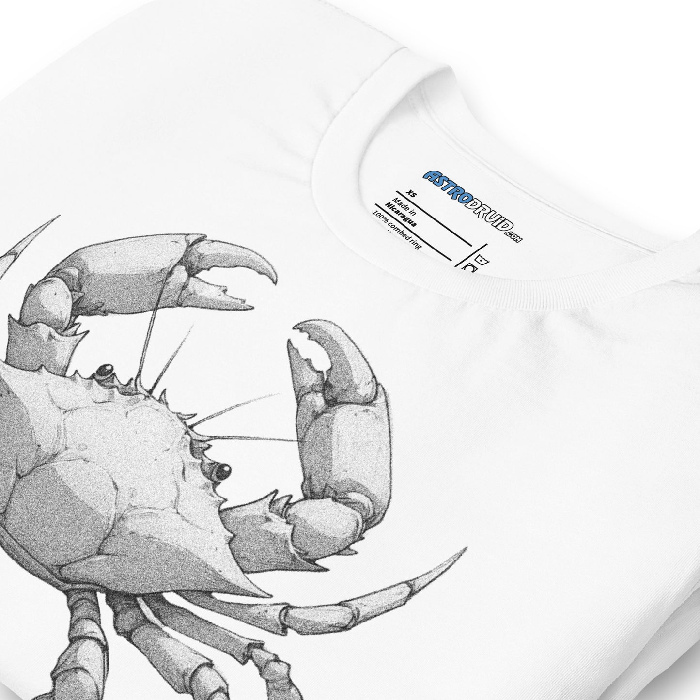 CANCER T-SHIRT - Crab Sketch