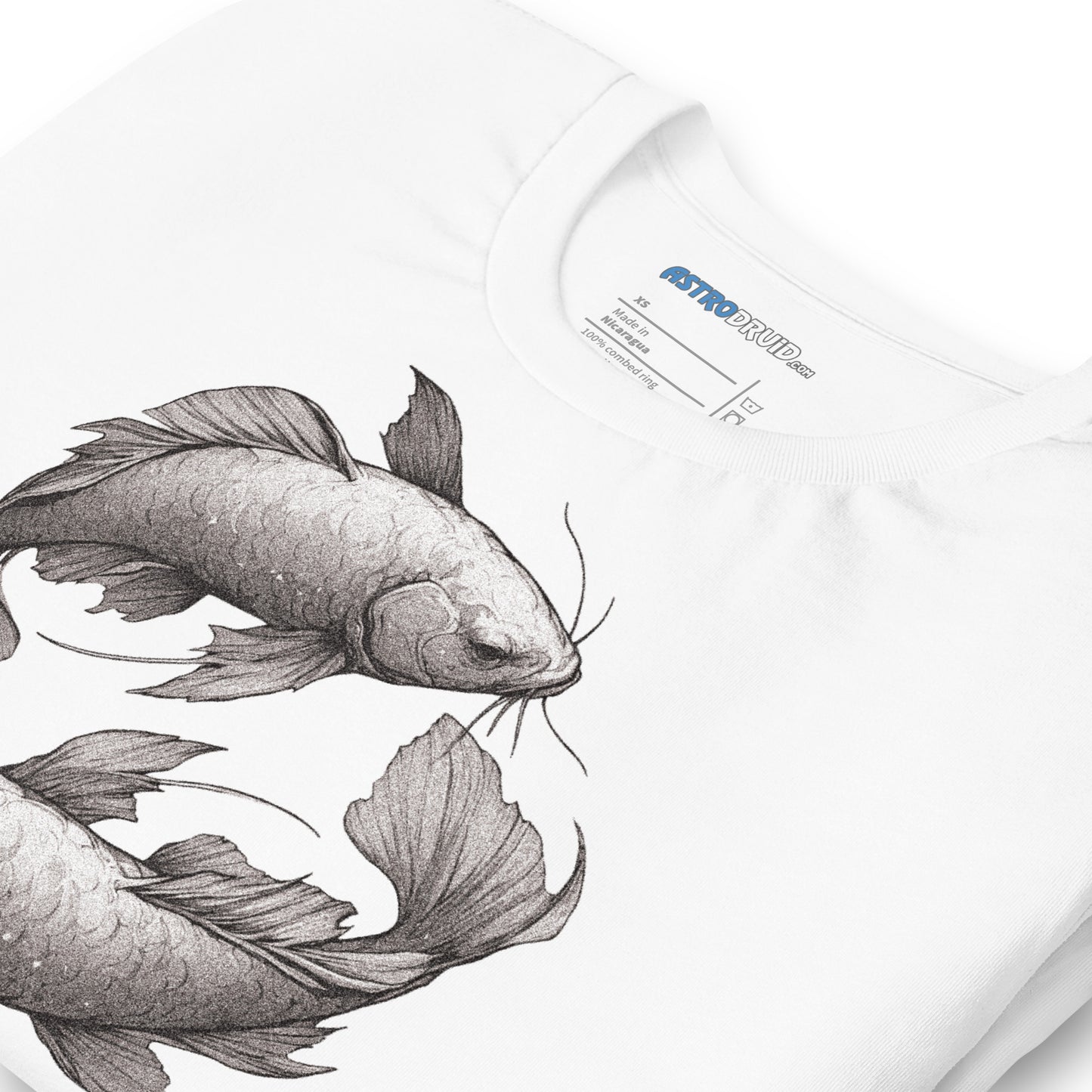 PISCES SHIRT - Fish Sketch