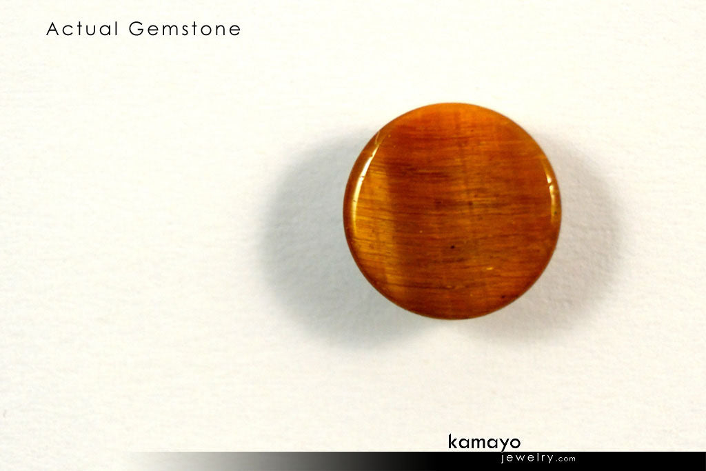 TIGER EYE GEMSTONE - 10mm Round Yellow Tigers Eye Loose Stone