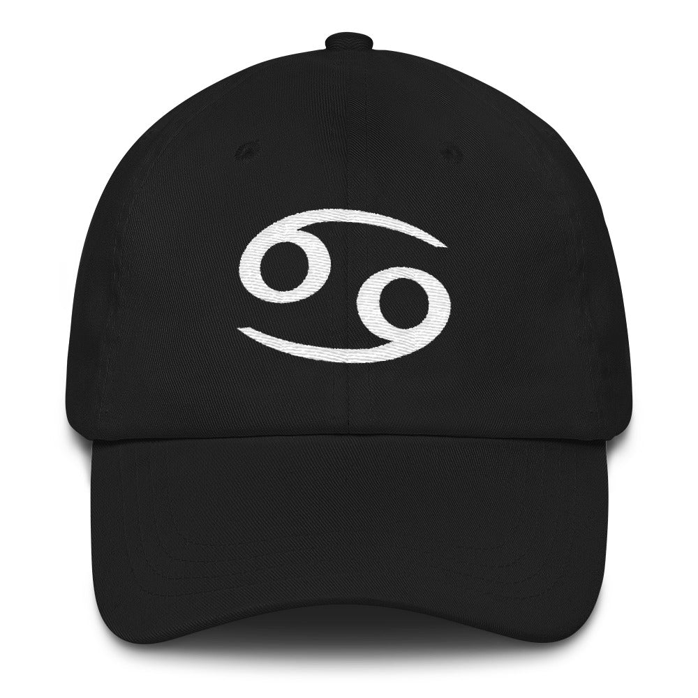 Cancer Cap - Zodiac Symbol Text Baseball Cap