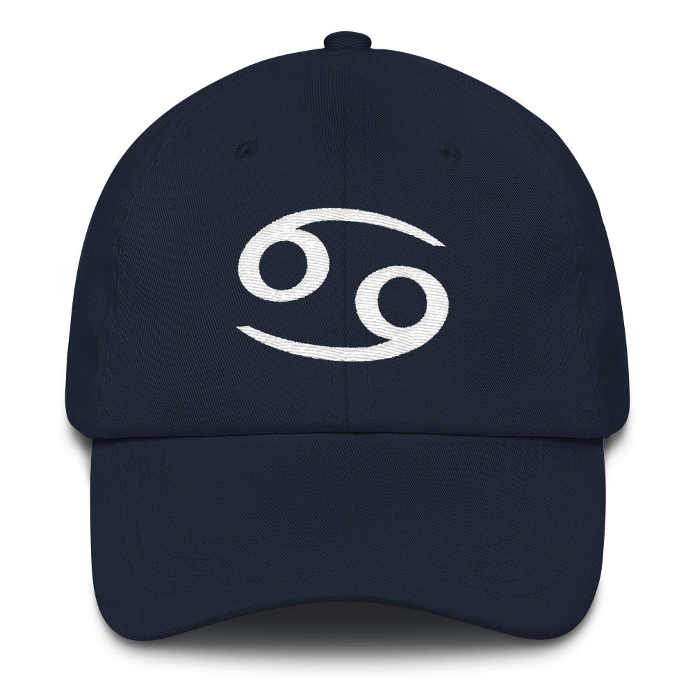 Cancer Cap - Zodiac Symbol Text Baseball Cap