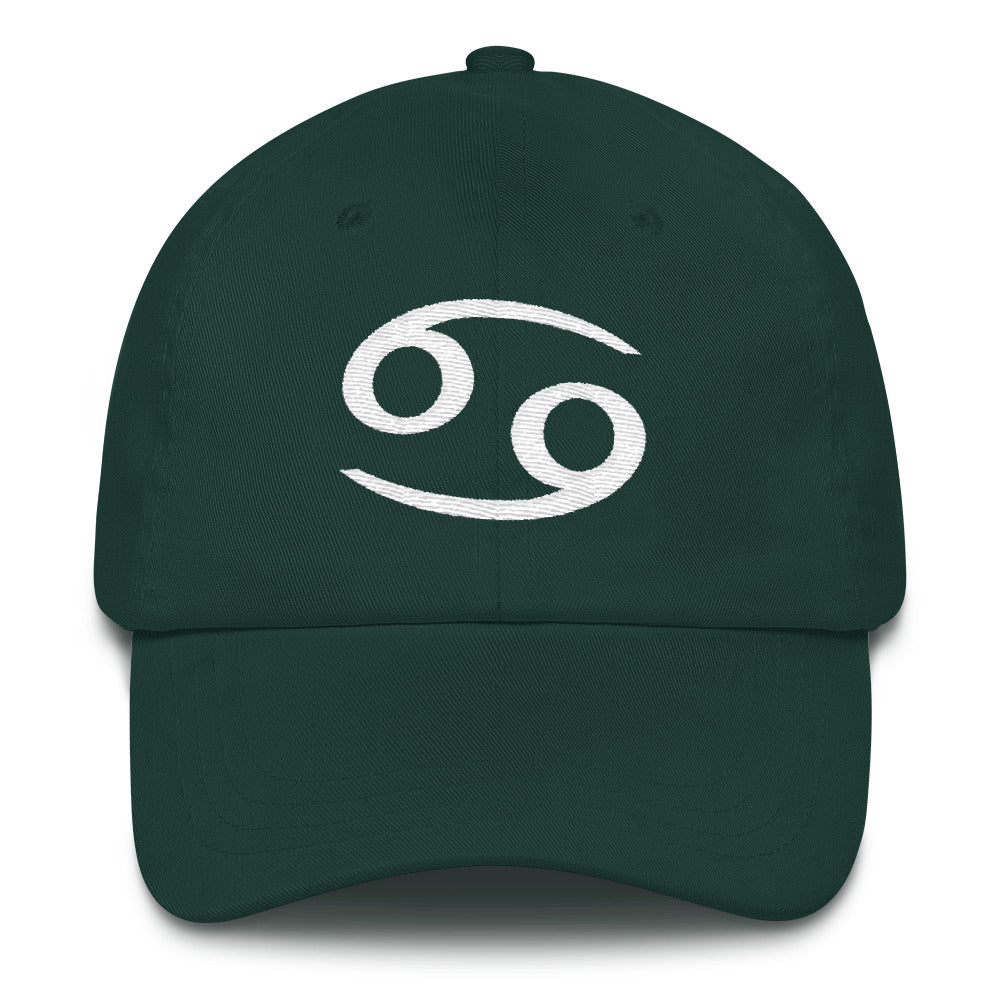 Cancer Cap - Zodiac Symbol Text Baseball Cap