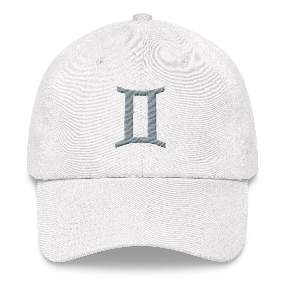 GEMINI CAP - Zodiac Symbol Text Baseball Cap - Dad Hat