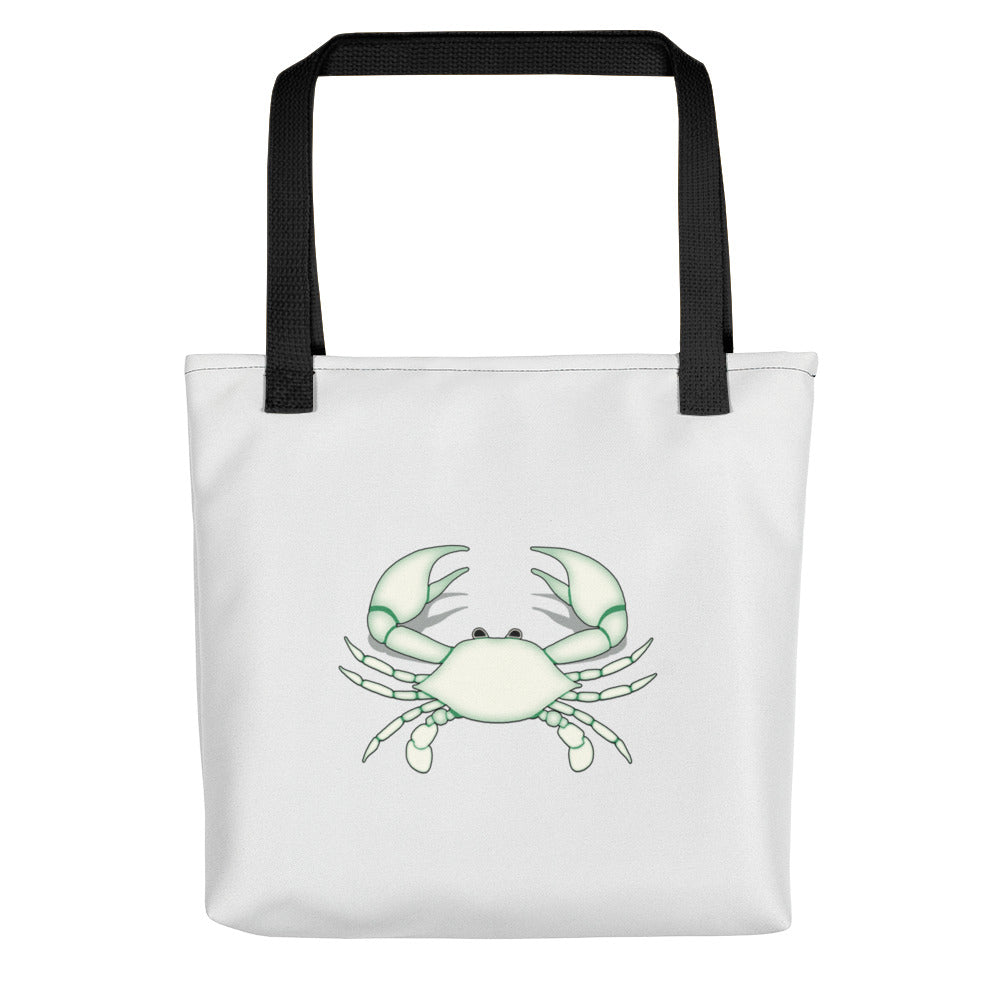 Cancer Tote Bag - Zodiac Symbol - White Crab Graphics