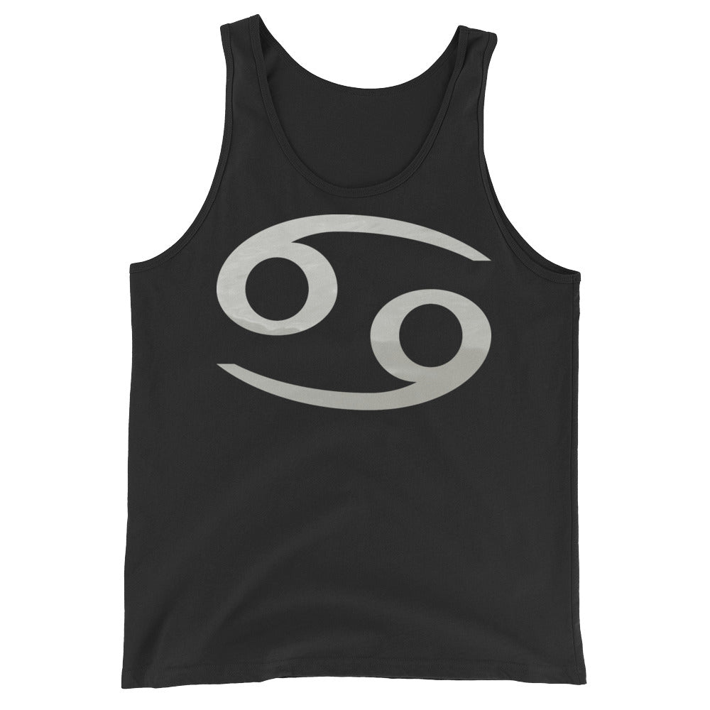 Cancer Tank Top - Zodiac Symbol Text Design