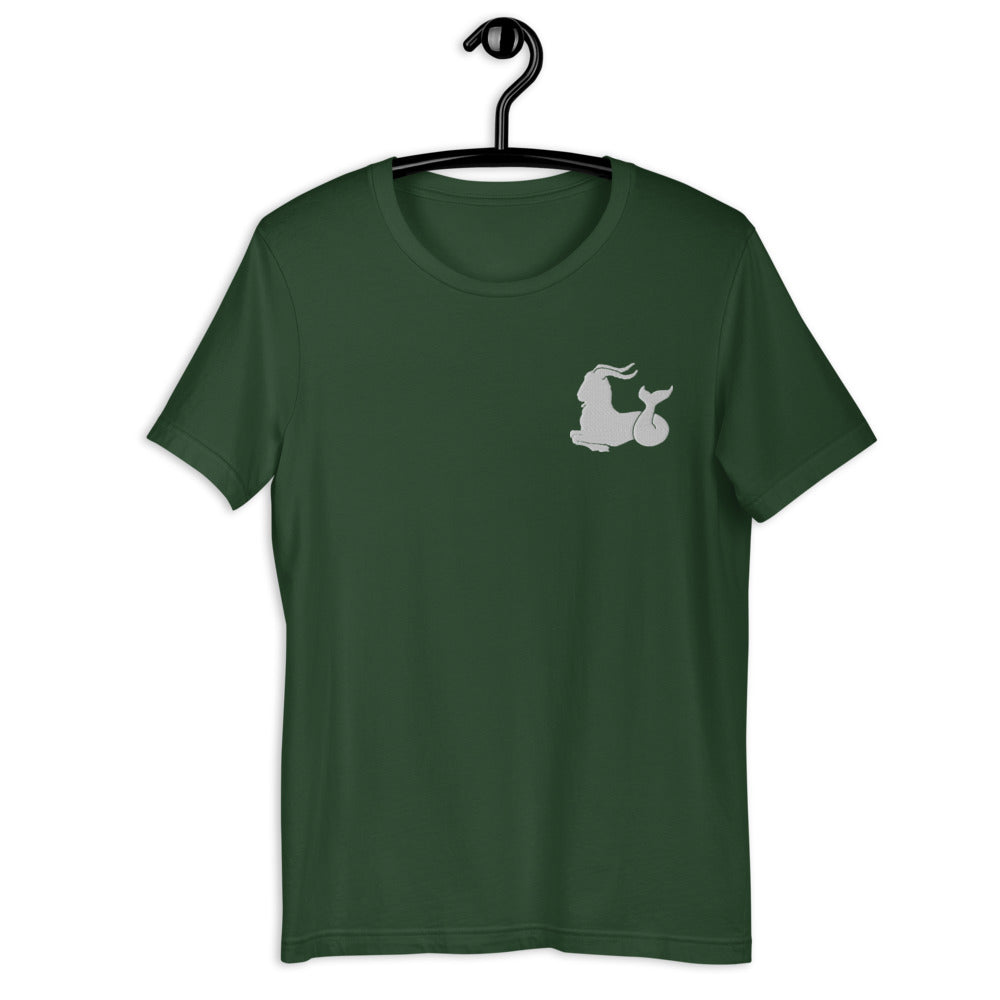 CAPRICORN T-SHIRT - Capricorn Symbol Embroidery