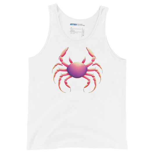 Cancer Zodiac Tank Top - White