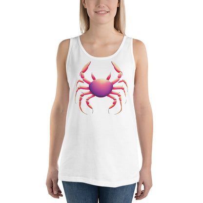 Cancer Zodiac Tank Top - White