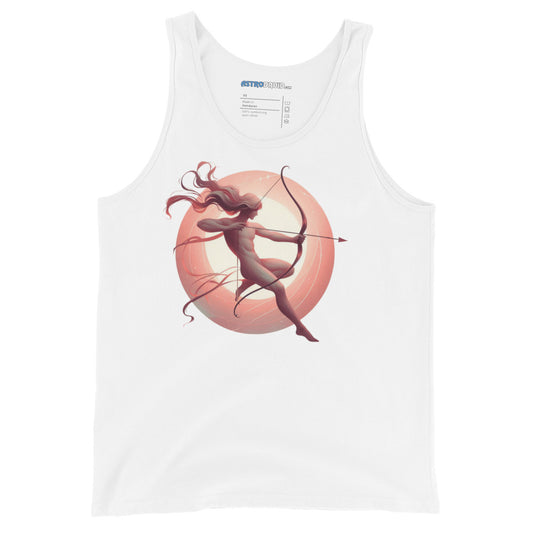 Sagittarius Tank Top - White