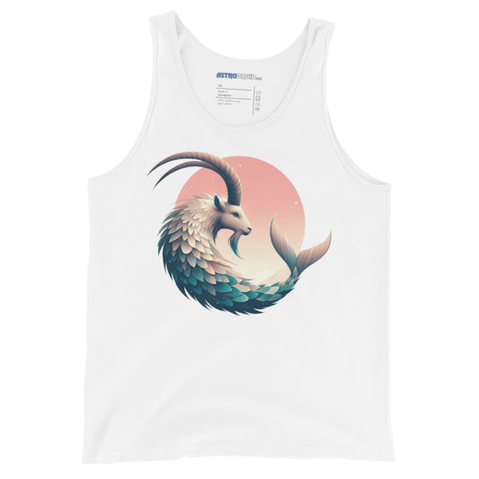 Capricorn Tank Top - White