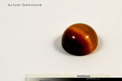 TIGER EYE GEMSTONE - 10mm Round Yellow Tigers Eye Loose Stone