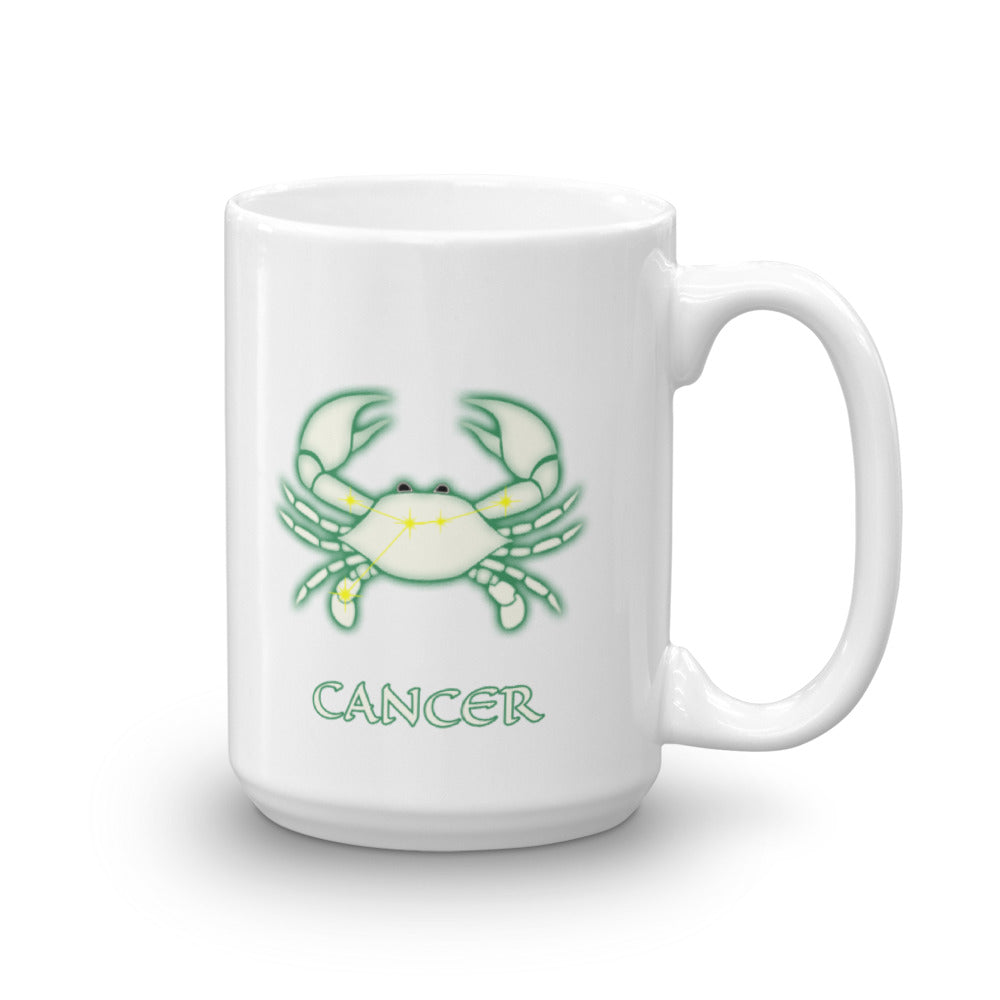 Cancer Mug - Constellation, Element And Ruling Planet Cup