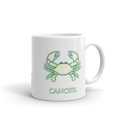 Cancer Mug - Constellation, Element And Ruling Planet Cup