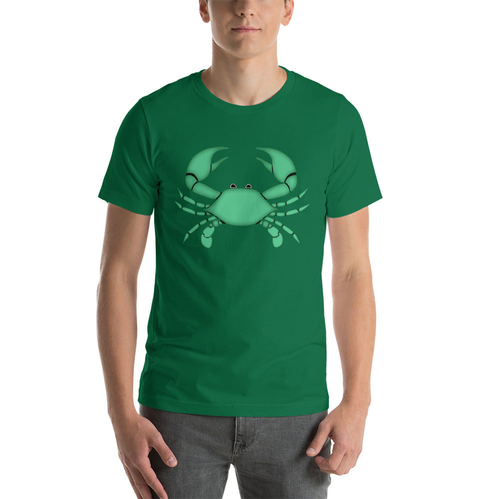 Cancer T Shirt - Zodiac Symbol - Green Crab Graphics