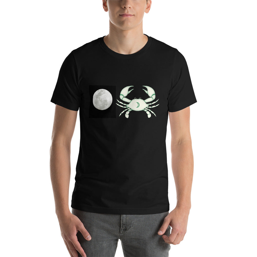 Cancer T Shirt - Sign Ruling Planet Design