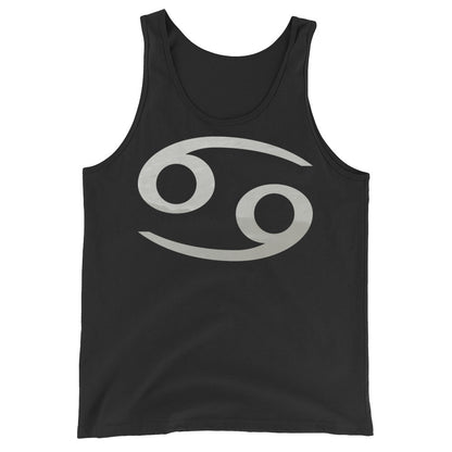 Cancer Tank Top - Zodiac Symbol Text Design