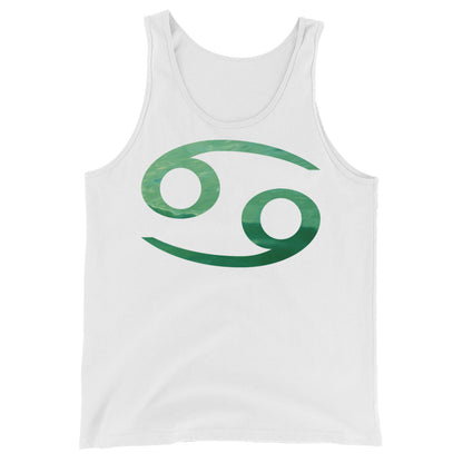 Cancer Tank Top - Zodiac Symbol Text Design